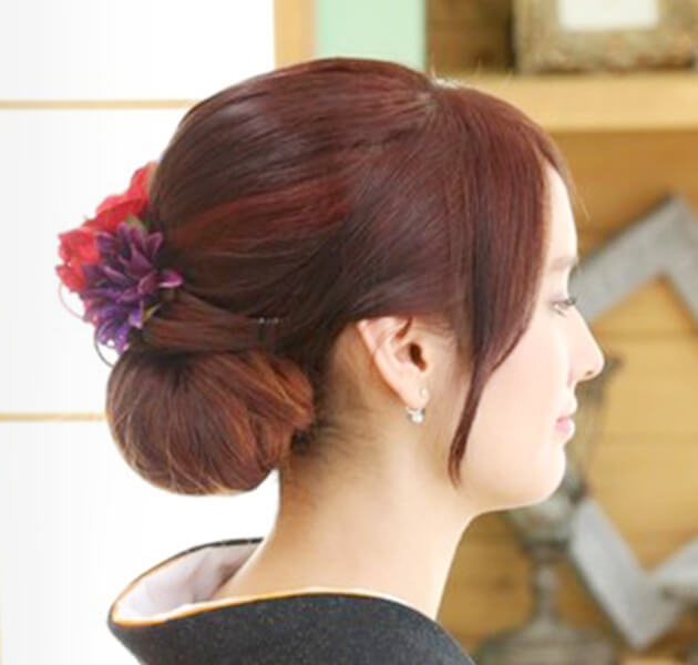 ヘアスタイル 名古屋の振袖レンタルならmai