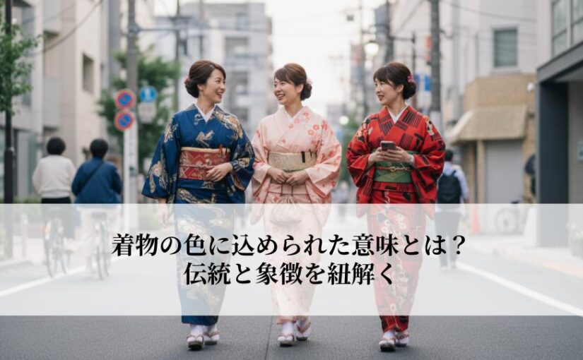 着物の色に込められた意味とは？伝統と象徴を紐解く